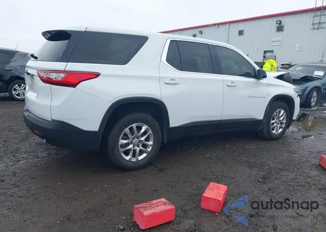 2020 Chevrolet Traverse Awd Ls из США, поврежденный, VIN 1GNEVFKWXLJ221929